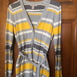 Banana Republic Cardigan, Tie Waist, M